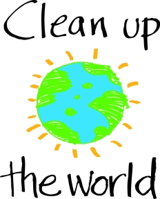 clean up the world logo